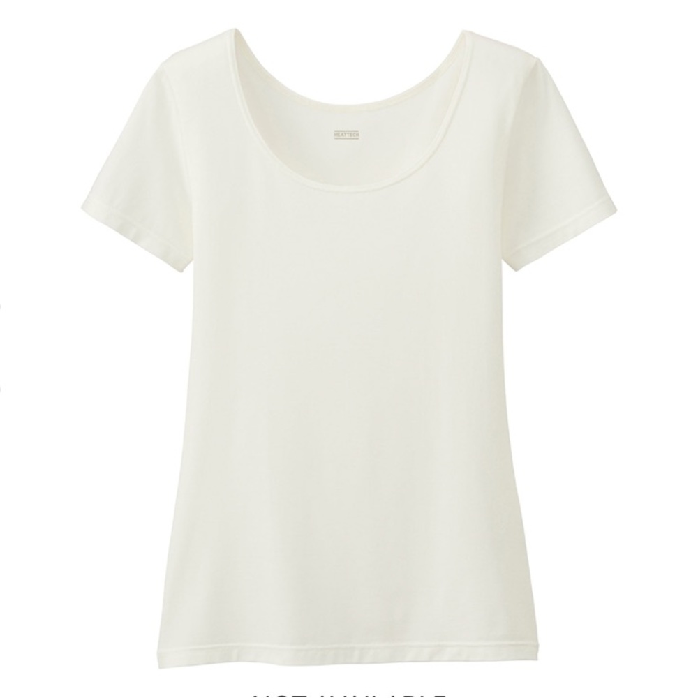 Brand New in Packaging Uniqlo HEATTECH Scoop Neck Short-Sleeve T-Shirt - Picture 5 of 7